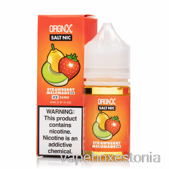 Vape Box Estonia Jäämaasika Melonaad - Orgnx Soolad - 30ml 35mg
